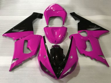Rabatt Kawasaki ZX6R Motorrad Verkleidung 2005-2006 - Rosa Schwarz