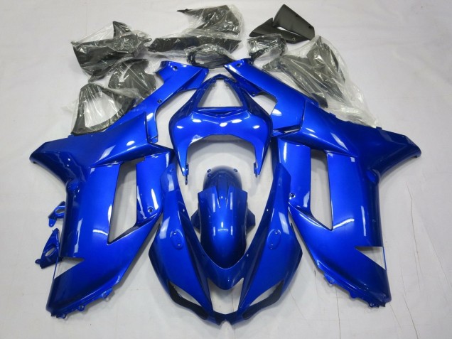 Rabatt Kawasaki ZX6R Motorrad Verkleidung 2007-2008 - Blau