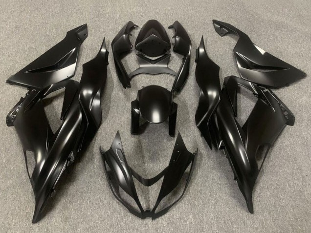Rabatt Kawasaki ZX6R Motorrad Verkleidung 2013-2018 - Matt Schwarz