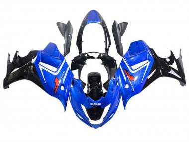 Rabatt Suzuki GSX650F Motorrad Verkleidung 2008-2013 - Blau Weiss Glanzendes Schwarz
