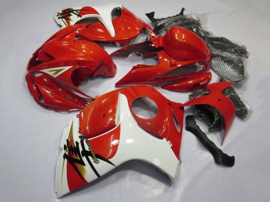 Rabatt Suzuki GSXR 1300 Hayabusa Motorrad Verkleidung 2008-2020 - Rot Weiss Schwarz Aufkleber