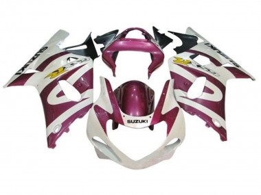 Rabatt Suzuki GSXR1000 Motorrad Verkleidung 2000-2002 - Weiss Lila Gelb