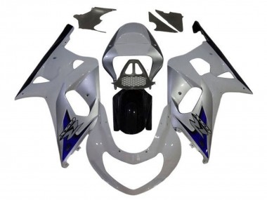 Rabatt Suzuki GSXR1000 Motorrad Verkleidung 2000-2002 - Weiss Silber Blau Schwarz