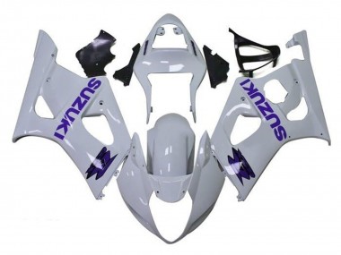 Rabatt Suzuki GSXR 1000 Motorrad Verkleidung 2003-2004 - Weiss Lila