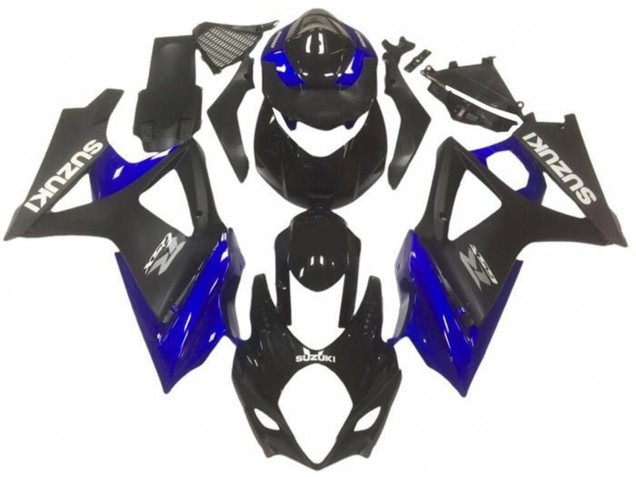 Rabatt Suzuki GSXR 1000 Motorrad Verkleidung 2005-2006 - Schwarz Blau