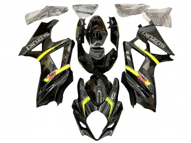 Rabatt Suzuki GSXR 1000 Motorrad Verkleidung 2005-2006 - Schwarz Gelb Grau