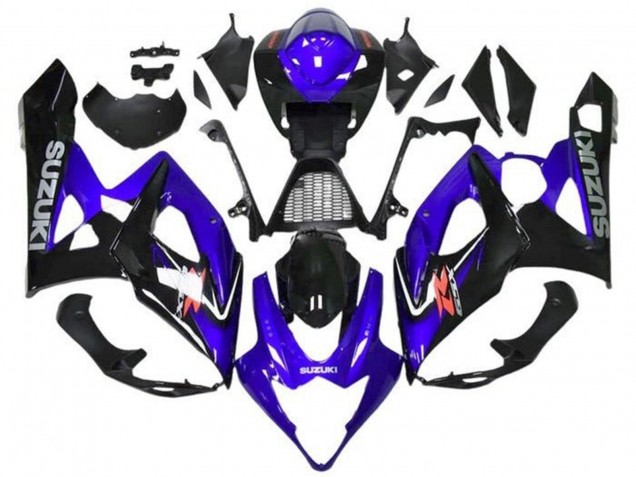 Rabatt Suzuki GSXR 1000 Motorrad Verkleidung 2005-2006 - Blau Schwarz Grau