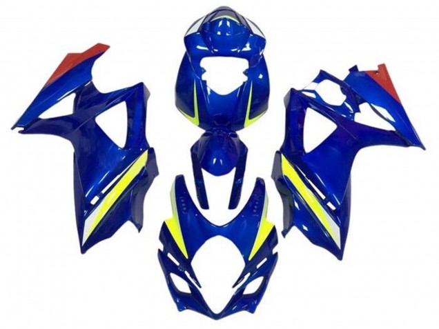 Rabatt Suzuki GSXR 1000 Motorrad Verkleidung 2005-2006 - Blau Gelb Rot