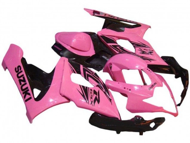 Rabatt Suzuki GSXR 1000 Motorrad Verkleidung 2005-2006 - Rosa Schwarz