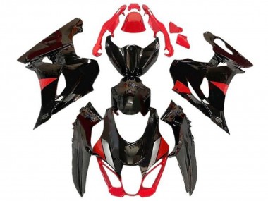 Rabatt Suzuki GSXR1000 Motorrad Verkleidung 2017-2024 - Schwarz Rot Grau