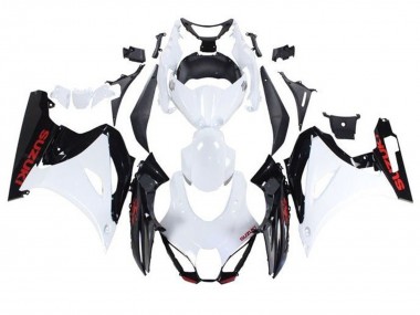 Rabatt Suzuki GSXR1000 Motorrad Verkleidung 2017-2024 - Weiss Schwarz Rot