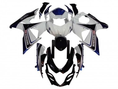 Rabatt Suzuki GSXR 1000 Motorrad Verkleidung 2009-2016 - Weiss Blau Schwarz Yoshimura