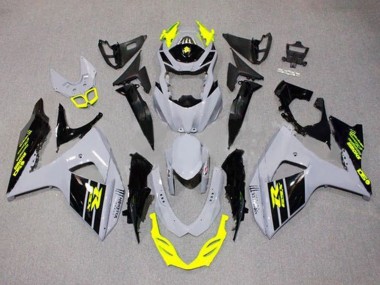 Rabatt Suzuki GSXR 1000 Motorrad Verkleidung 2009-2016 - Grau Neon Gelb Schwarz