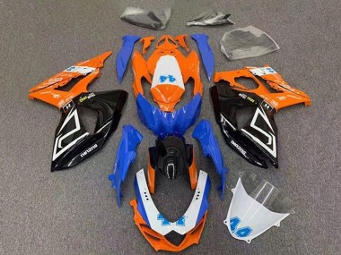 Rabatt Suzuki GSXR 1000 Motorrad Verkleidung 2009-2016 - Orange Blau Schwarz