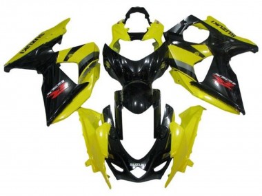 Rabatt Suzuki GSXR 1000 Motorrad Verkleidung 2009-2016 - Gelb Schwarz Rot Grau