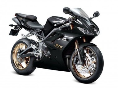 Rabatt Triumph Daytona 675 Triple Motorrad Verkleidung 2006-2008 - Glanzendes Schwarz