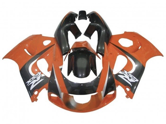 Rabatt Suzuki GSXR 600 / GSXR 750 Motorrad Verkleidung 1996-2000 - Orange Schwarz