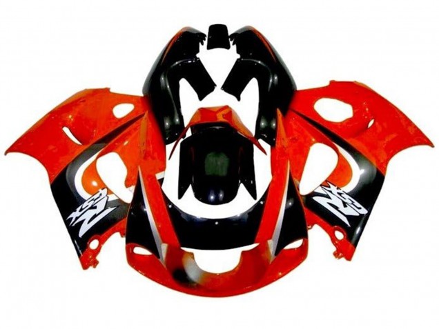 Rabatt Suzuki GSXR 600 / GSXR 750 Motorrad Verkleidung 1996-2000 - Rot Schwarz Silber