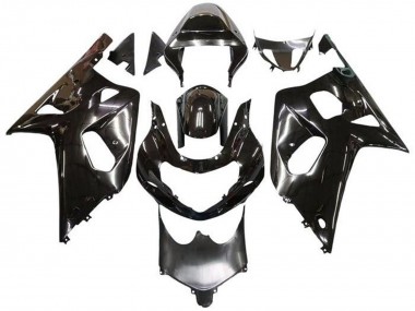 Rabatt Suzuki GSXR 600 / GSXR 750 Motorrad Verkleidung 2001-2003 - Metallisch Schwarz