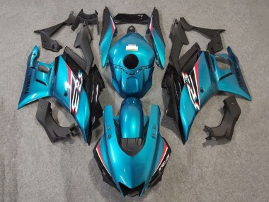 Rabatt Yamaha YZF R3/R25 Motorrad Verkleidung 2022-2024 - Blau Weiss Rot Schwarz