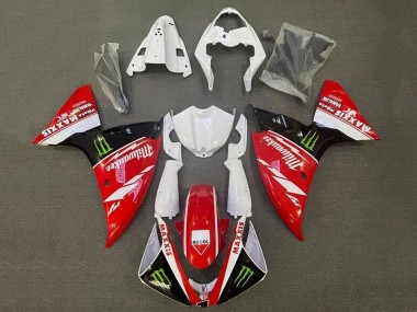Rabatt Yamaha YZF 1000 R1 Motorrad Verkleidung 2012-2014 - Weiss Rot Schwarz Grun Milwaukee Maxxis Monster