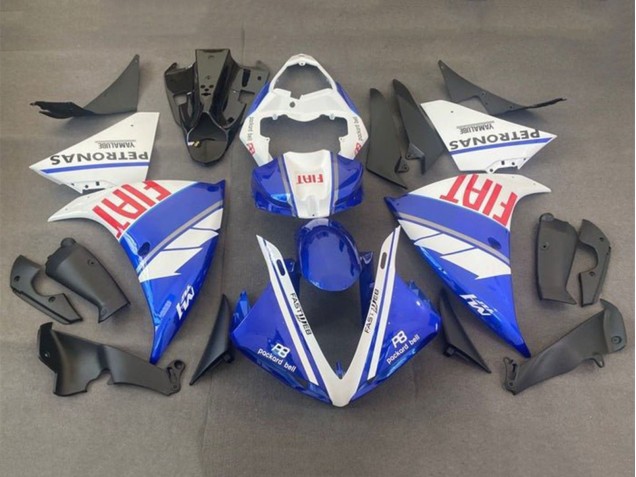 Rabatt Yamaha YZF 1000 R1 Motorrad Verkleidung 2012-2014 - Weiss Blau Rot Fiat
