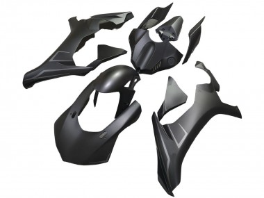 Rabatt Yamaha YZF 1000 R1 Motorrad Verkleidung 2020-2025 - Matt Schwarz Silber