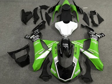 Rabatt Yamaha YZF 1000 R1 Motorrad Verkleidung 2020-2025 - Grun Weiss Glanzendes Schwarz Sam