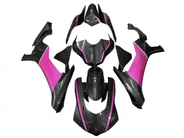 Rabatt Yamaha YZF 1000 R1 Motorrad Verkleidung 2020-2025 - Kunst Carbonfaser Rosa