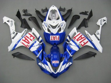 Rabatt Yamaha YZF 1000 R1 Motorrad Verkleidung 2007-2008 - Weiss Blau Rot Fiat