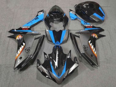 Rabatt Yamaha YZF 1000 R1 Motorrad Verkleidung 2007-2008 - Glanzendes Schwarz Blau Silber Orange Weiss Hai