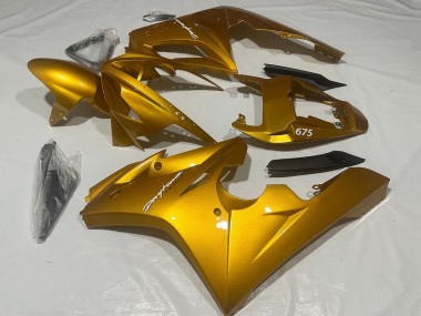 Rabatt Triumph Daytona 675 Triple Motorrad Verkleidung 2006-2008 - Metallisch Gold