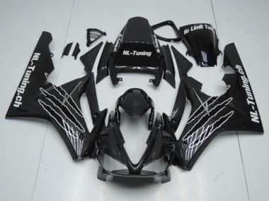 Rabatt Triumph Daytona 675 Triple Motorrad Verkleidung Kit 2006-2008 - Glanzendes Schwarz