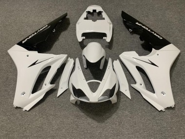 Rabatt Triumph Daytona 675 Triple Motorrad Verkleidung 2006-2008 - Weiss Glanzendes Schwarz