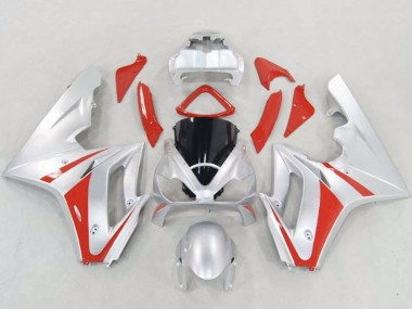 Rabatt Triumph Daytona 675 Triple Motorrad Verkleidung 2006-2008 - Silber Rot