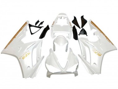 Rabatt Triumph Daytona 675 Triple Motorrad Verkleidung 2009-2012 - Weiss Gold