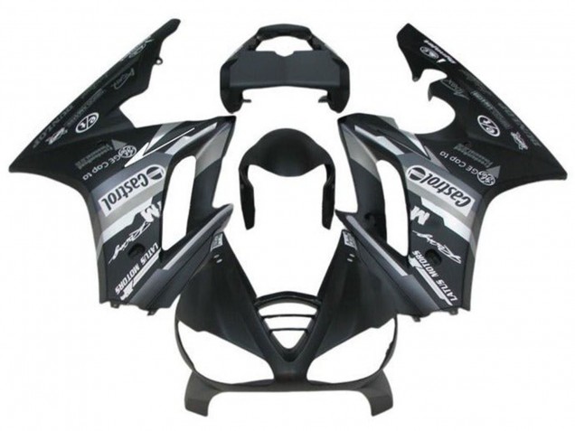 Rabatt Triumph Daytona 675 Triple Motorrad Verkleidung 2009-2012 - Grau Matt Schwarz