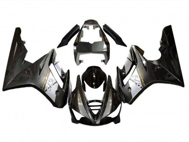Rabatt Triumph Daytona 675 Triple Motorrad Verkleidung 2009-2012 - Silber Glanzendes Schwarz