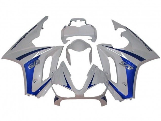 Rabatt Triumph Daytona 675 Triple Motorrad Verkleidung 2009-2012 - Weiss Blau