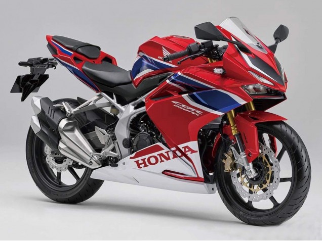 Rabatt Honda CBR250RR Motorrad Verkleidung 2017-2022 - Rot Blau Weiss