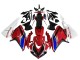 Rabatt Honda CBR250RR Motorrad Verkleidung 2017-2022 - Rot Blau Weiss