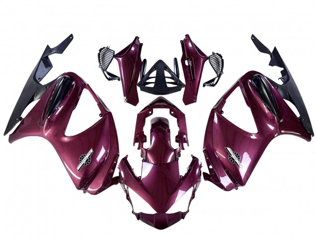 Rabatt Honda ST1300 Motorrad Verkleidung 2002-2016 - Lila Matt Schwarz