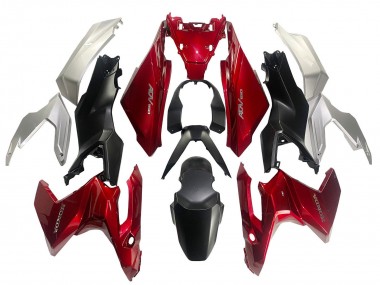 Rabatt Honda ADV160 Motorrad Verkleidung 2022-2024 - Silber Rot Matt Schwarz