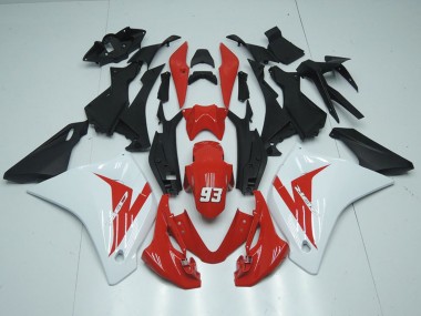 Rabatt Honda CBR125R Motorrad Verkleidung 2011-2016 - Weiss Rot Matt Schwarz 93