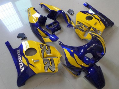 Rabatt Honda CBR250RR MC22 Motorrad Verkleidung 1990-1998 - Gelb Blau