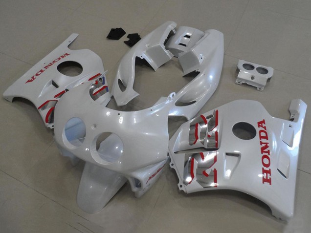 Rabatt Honda CBR250RR MC22 Motorrad Verkleidung 1990-1998 - Perl Weiss Rot