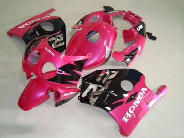 Rabatt Honda CBR250RR MC22 Motorrad Verkleidung 1990-1998 - Rosa Glanzendes Schwarz