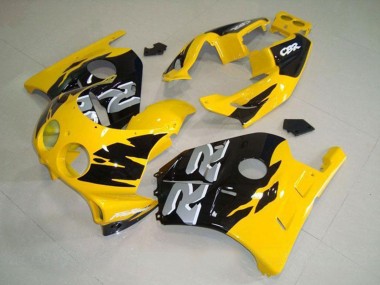 Rabatt Honda CBR250RR MC22 Motorrad Verkleidung 1990-1998 - Gelb Glanzendes Schwarz