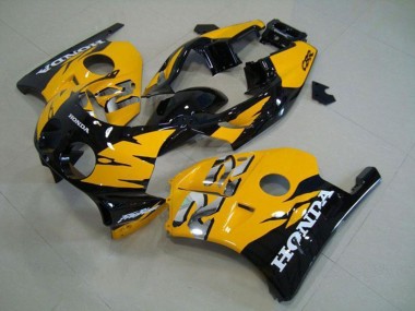 Rabatt Honda CBR250RR MC22 Motorrad Verkleidung 1990-1998 - Gelb Glanzendes Schwarz