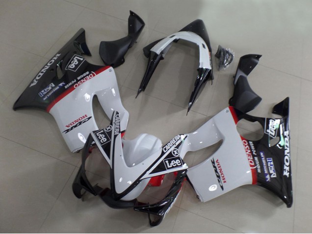 Rabatt Honda CBR600 F4i Motorrad Verkleidung 2001-2003 - Weiss Rot Glanzendes Schwarz Carrera Lee